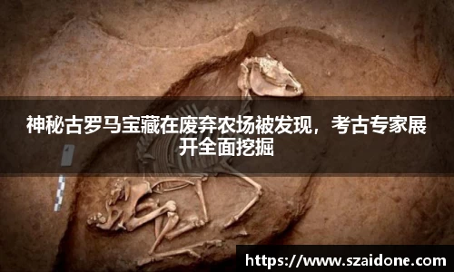 神秘古罗马宝藏在废弃农场被发现，考古专家展开全面挖掘